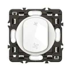 Legrand Commande poussoir de VMC Céliane blanc