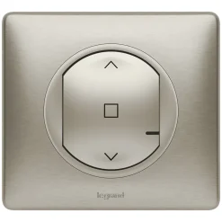 Legrand Interrupteur Encastrable-Commande sans fil pour interrupteur filaire de volet roulant connecté Céliane with Netatmo titane