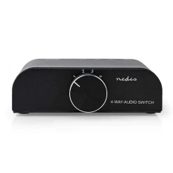 Nedis Commutateur audio 4 Ports Entrées 3x RCA