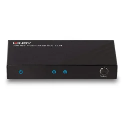 Lindy Commutateur HDMI 2.1 8K 60Hz 2 entrées