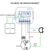 Somlife 2 Commutateurs de volet et rideau Wifi Rf Tuya Smart Life Module pour volet roulant 433 mhz et Télécommande