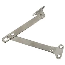 Diall Compas, Coulisse Et Coulisseau-2 Compas coulisseaux avec arrêt droite/gauche acier nickelé L. 150 mm x l.10 mm