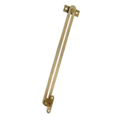 Diall Compas, Coulisse Et Coulisseau-2 Compas coulisseaux à glissière droite/gauche acier laiton L.200 mm x l.17 mm