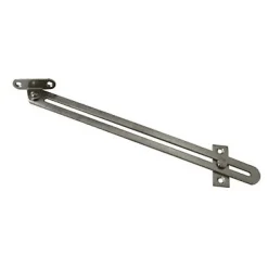 Diall Compas, Coulisse Et Coulisseau-2 Compas coulisseaux à glissière droite/gauche acier nickelé L.200 mm x l.17 mm