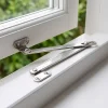 Diall 2 Compas coulisseaux sans arrêt droite/gauche acier nickelé L.300 mm x l.10 mm