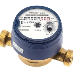 Sferaco Compteur divisionnaire pour télérelevage - Modèle eau froide - DN 15 - 3/4' Mâle Mâle