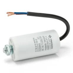 Tecnid Condensateur de démarrage pour moteurs électriques, 450V, capacité : 2,5 microfarad, avec câble de 15cm