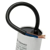 Tecnid Condensateur de démarrage pour moteurs électriques, 450V, capacité : 40 microfarad, avec câble de 15cm
