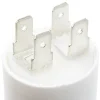 Tecnid Condensateur de démarrage pour moteurs électriques, 450V, capacité : 6 microfarad, 4 broches / M8