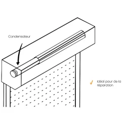 Ducati Fusible-2 Condensateurs, 4 uF, à Connecteurs, pour Moteur Volet Roulant Bubendorff