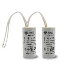 Ducati Fusible-2 Condensateurs, 4 uF, à Connecteurs, pour Moteur Volet Roulant Bubendorff