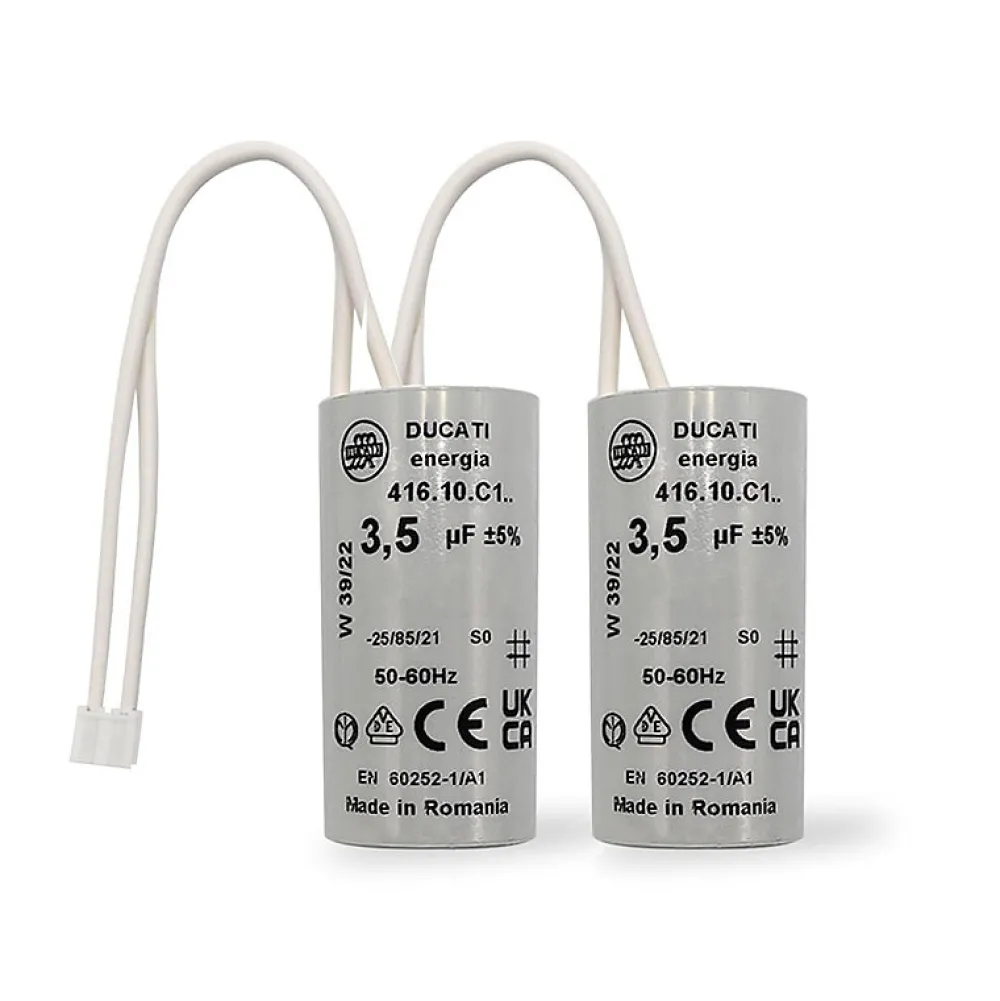 Ducati Fusible-2 Condensateurs, 3,5 uF, à Connecteurs, pour Moteur Volet Roulant Bubendorff