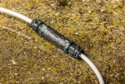 Diall Connecteur droit tube 3 pôles IP68 noir
