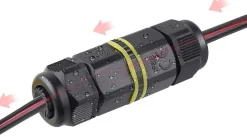 Velamp Fixation Et Raccordement Du Câble-Connecteur électrique 3 pôles, IP68