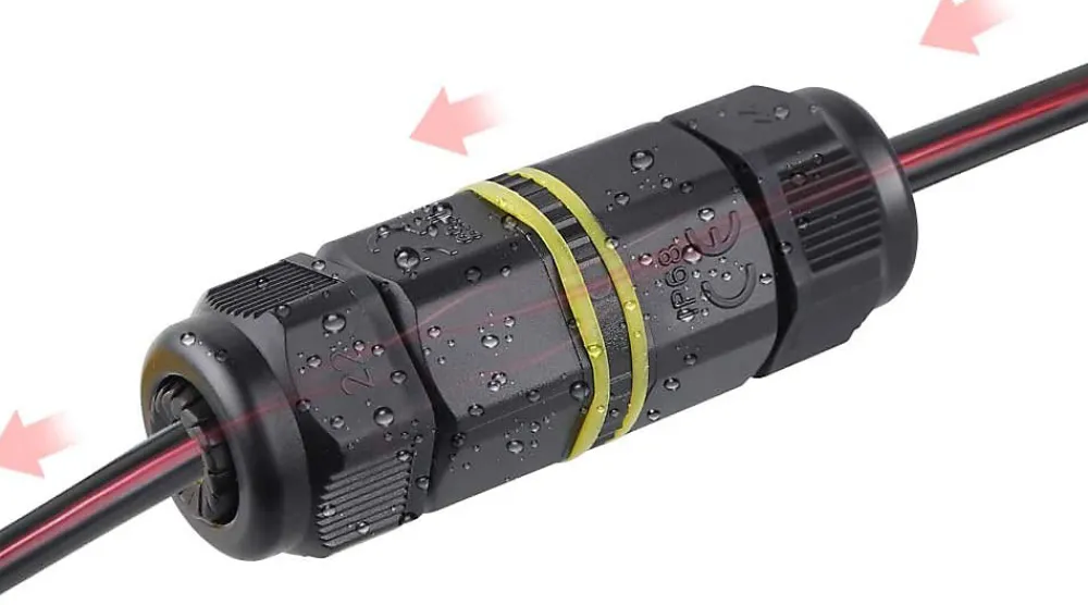 Velamp Fixation Et Raccordement Du Câble-Connecteur électrique 3 pôles, IP68