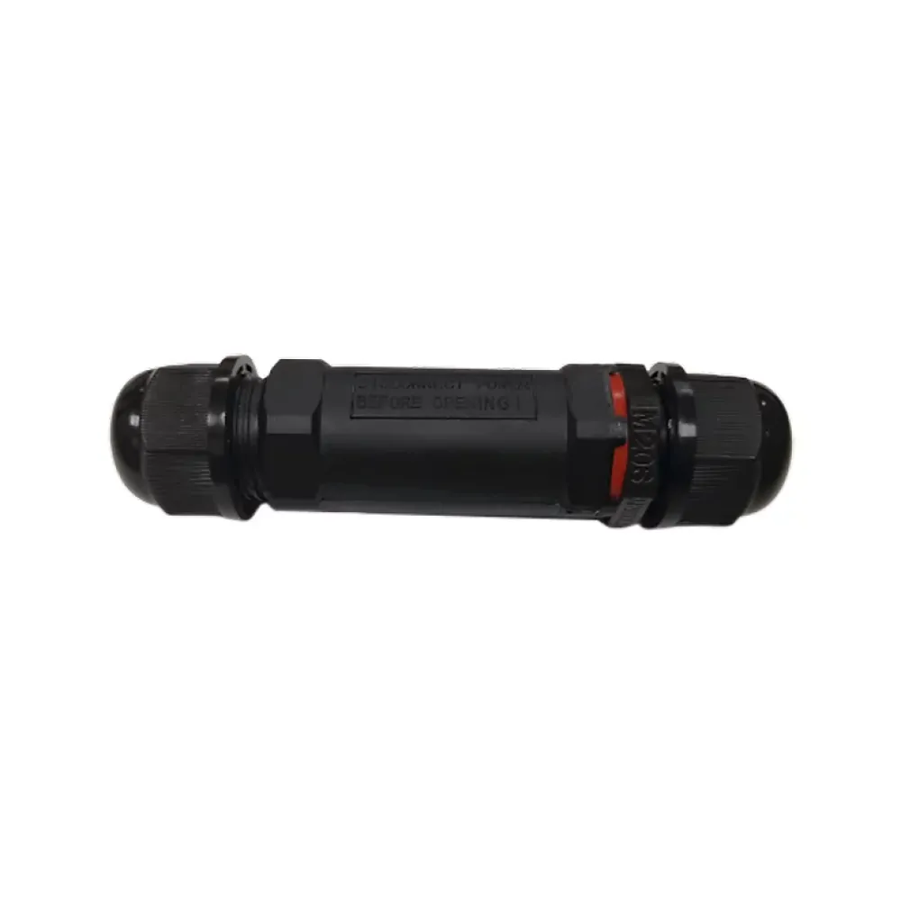 Silamp Connecteur linéaire étanche IP68 NOIR -