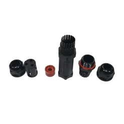 Silamp Connecteur linéaire étanche IP68 NOIR -
