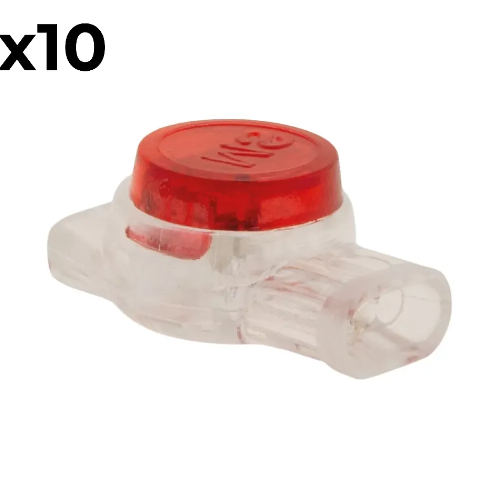 BLM 10 connecteurs 3E fils rigides + souples rouge