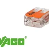 Wago Accessoire De Raccordement-100 connecteur 2 entrées pour fil souple ou rigide