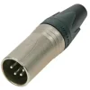 Neutrik Câble Et Connectique Audio-Connecteur XLR 4 points mâle nickel