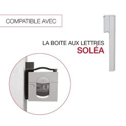 Renz Console murale à visser Soléa Blanc mat 9010M