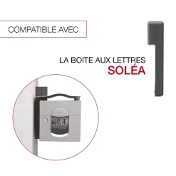 Renz Console murale à visser Soléa Gris anthracite mat sablé REN 0206MS