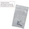 Renz Support De Boîte Aux Lettres-Console murale à visser Soléa Noir Sablé RAL 2100 MS