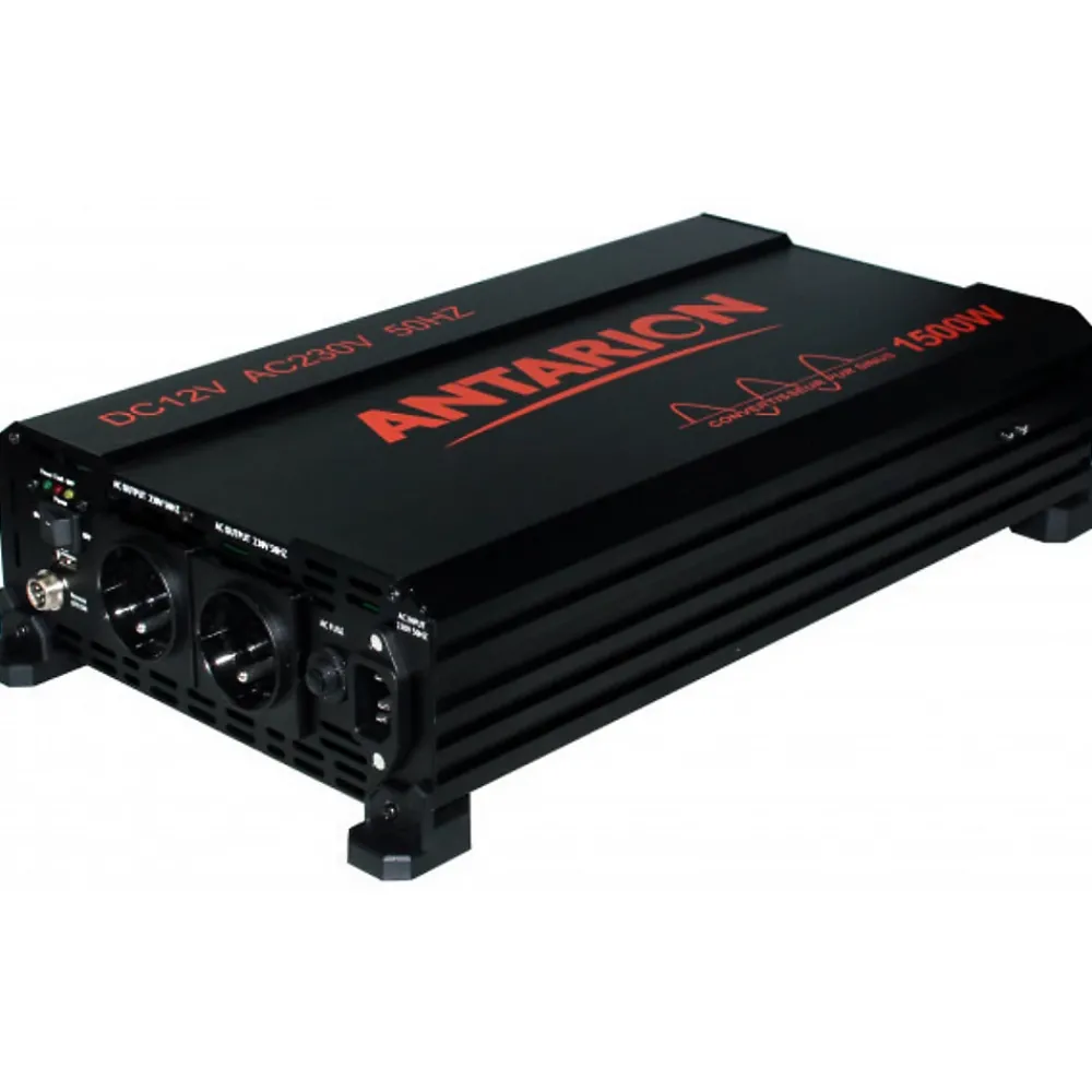 Antarion Transformateur, Convertisseur Et Chargeur Usb-Convertisseur de tension Pur Sinus 1500W 12V230V Camping-Car