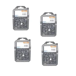 D-Work Écrou-4 Coques de 50 Ecrous Freins Indésserrables M6 mm - DIN 985 - Inox A2 -