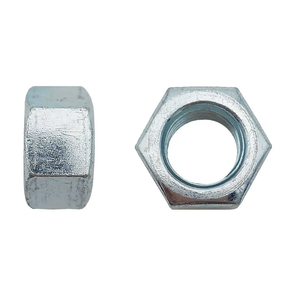 D-Work 4 Coques de 50 Ecrous Hexagonaux HU M8 mm - 4032 - 8 - Zingué blanc -