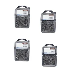 D-Work Vis Pour Terrasse-4 Coques de 50 Vis Bois Tête Fraisée Pozidriv 6 x 60 mm - Inox A2 -