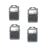 D-Work Vis Pour Plaque De Plâtre-4 Coques de 100 Vis Plaque de Plâtre Tête Trompette Phillips 3.5 x 35 mm - Phosphaté Noir -