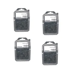D-Work Vis Pour Plaque De Plâtre-4 Coques de 100 Vis Plaque de Plâtre Tête Trompette Phillips 3.5 x 35 mm - Phosphaté Noir -