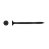 D-Work 4 Coques de 100 Vis Plaque de Plâtre Tête Trompette Phillips 3.5 x 45 mm - Phosphaté Noir -