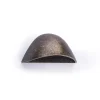 Niubo Coquille en Zamak avec finition en cuir vieilli, dimensions: 60x30x26mm et inserts: 32mm-