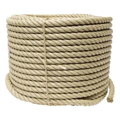 Corderies Tournonaises Corde, Fil Et Ficelle-Corde beige polypropylène 50m, Diamètre18mm
