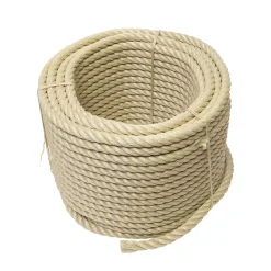 Corderies Tournonaises Corde, Fil Et Ficelle-Corde beige polypropylène 50m, Diamètre18mm