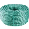 Corderies Tournonaises Corde en polyester verte 40m, Diamètre10mm