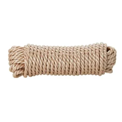 Diall Corde, Fil Et Ficelle-Corde torsadée en polypropylène beige ø6 mm, 10 m