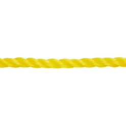 Diall Corde torsadée en polypropylène jaune ø8 mm, 25 m