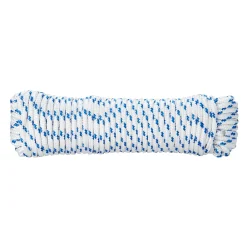 Diall Corde, Fil Et Ficelle-Corde torsadée en polypropylène blanche et bleue ø5mm, 20 m