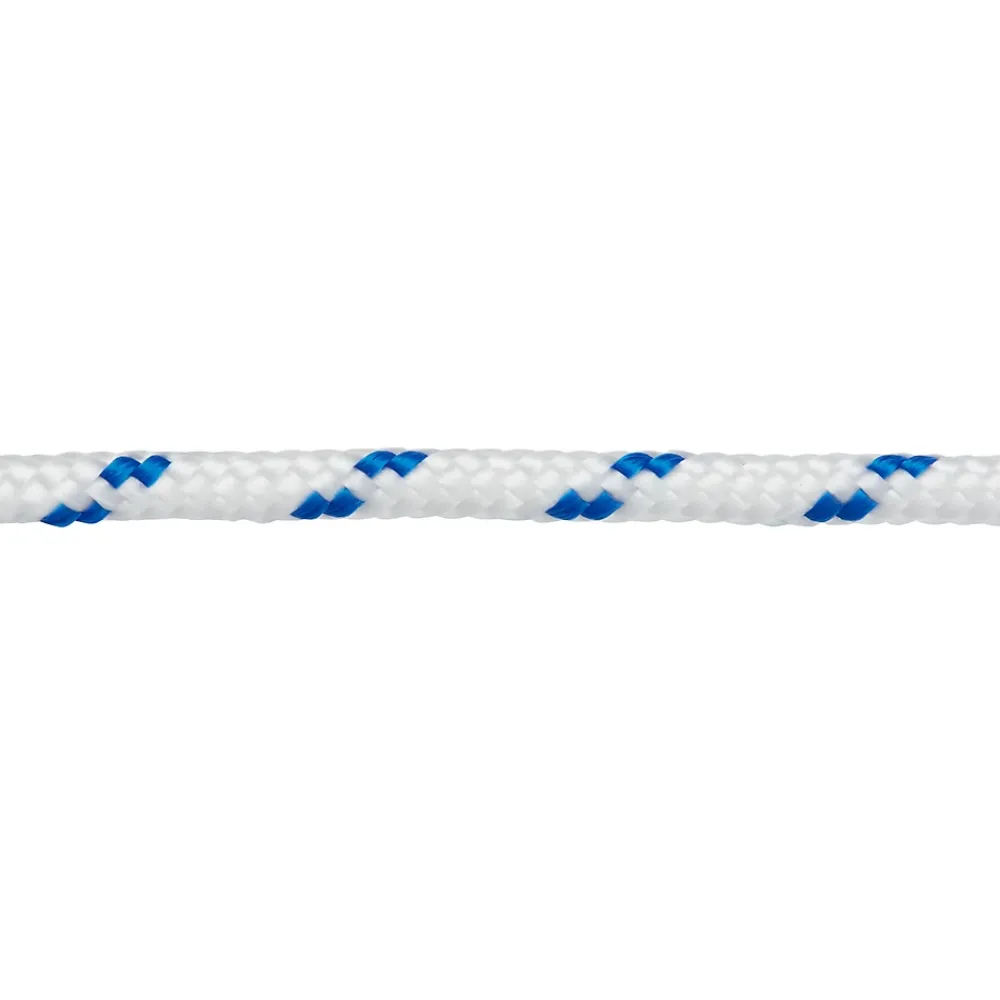 Diall Corde, Fil Et Ficelle-Corde torsadée en polypropylène blanche et bleue ø5mm, 20 m