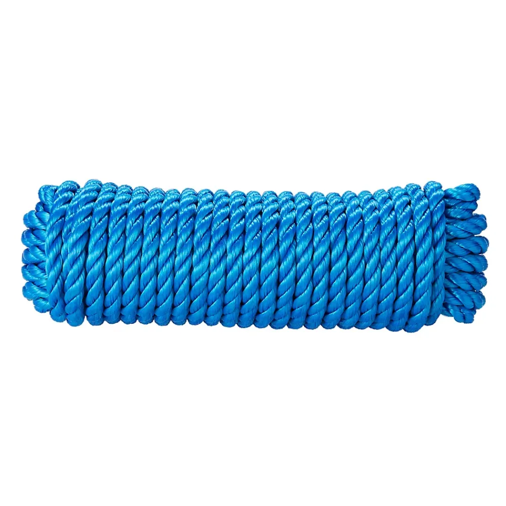 Diall Corde, Fil Et Ficelle-Corde torsadée en polypropylène bleue ø12 mm, 20 m