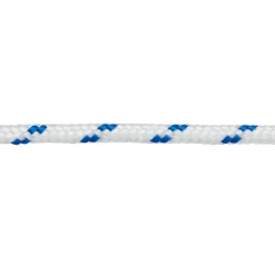 Diall Corde, Fil Et Ficelle-Corde tressée en polypropylène blanche et bleue ø6 mm, 20 m
