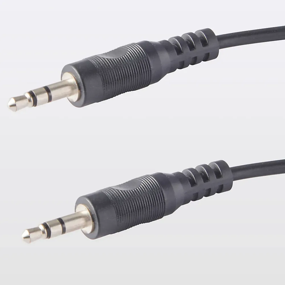 Blyss Câble Et Connectique Audio-Cordon audio Jack 3.5 Mâle / Mâle noir Or, 1.5 m