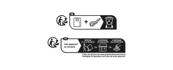 Blyss Cordon audio Jack 3.5 Mâle 2RCA Mâle noir , 1 m