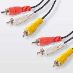 Blyss Câble Et Connectique Audio-Cordon audio 3RCA Mâle / Mâle noir , 1.5 m