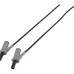 Voltcraft Cordon de mesure de sécurité 4 mm banane mâle - 1000 V, 10 A, accessoire de mesure électricien, garantie 3 ans.