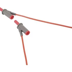 Voltcraft Cordon de mesure de sécurité 4 mm banane mâle - 1000 V, 10 A, accessoire de mesure électricien, garantie 3 ans.