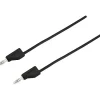 Voltcraft Testeur De Tension-Cordon de mesure ultra-flexible 4 mm banane mâle - 10 A, accessoire de mesure pour électricien, garantie 3 ans.